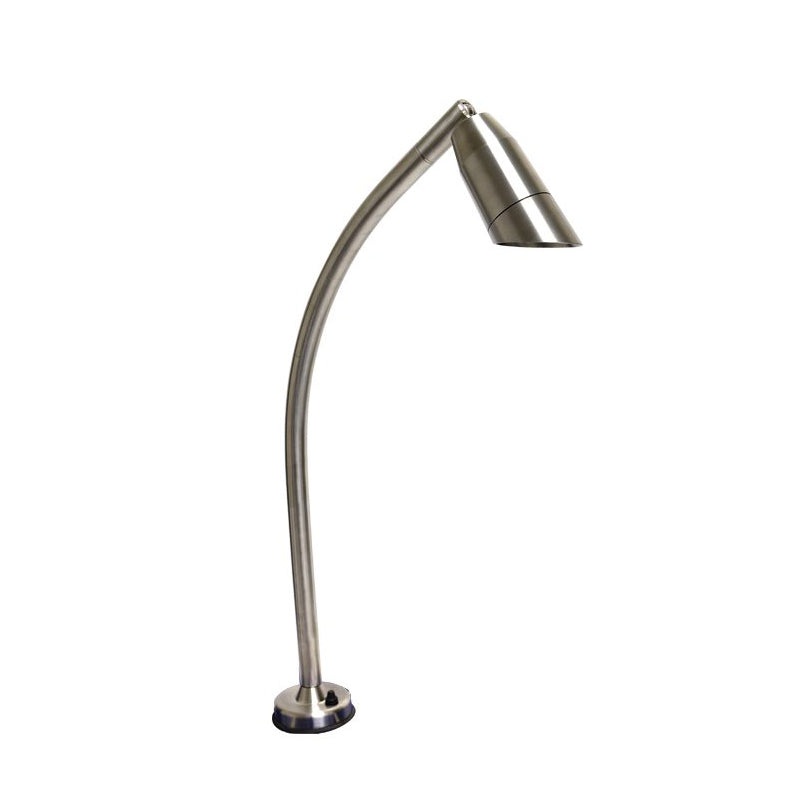 Focus Industries BQCD02 Series Angled Bullet 7W LED BBQ Light with Commercial Deck Base