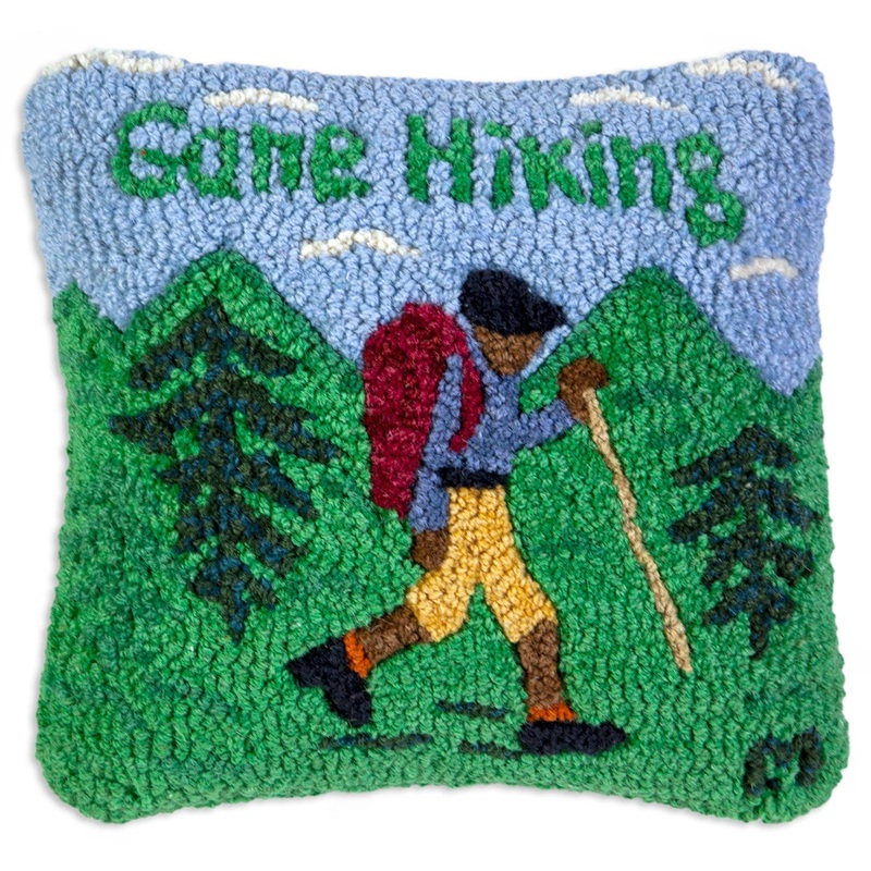 Gone Hiking – 14″ x 14″