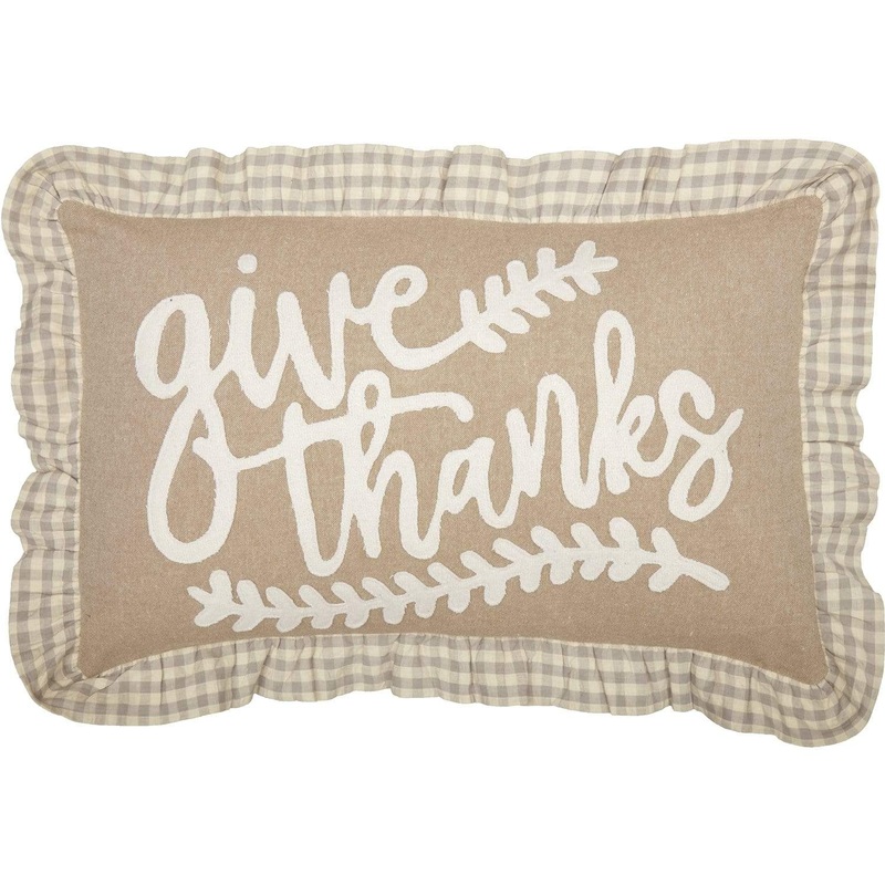 Grace Give Thanks Pillow 14×22
