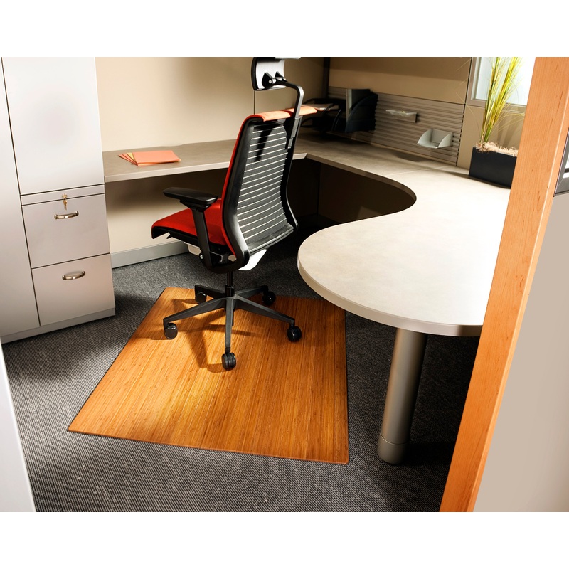 Natural Chair Mat Standard Bamboo