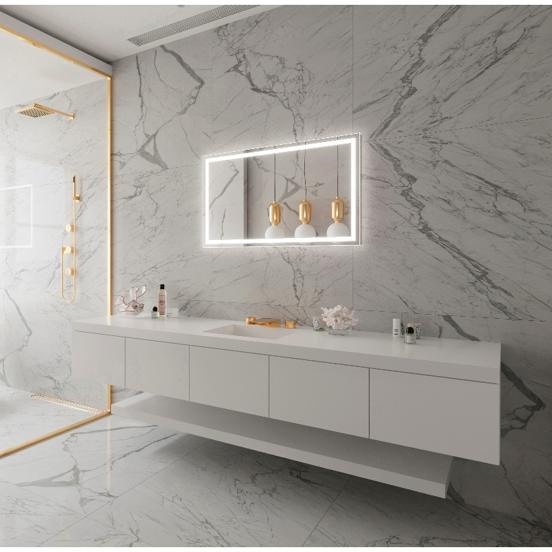 Paris Mirror Harmony 40 x 24 Rectangle LED Illuminated Mirror, RGBW