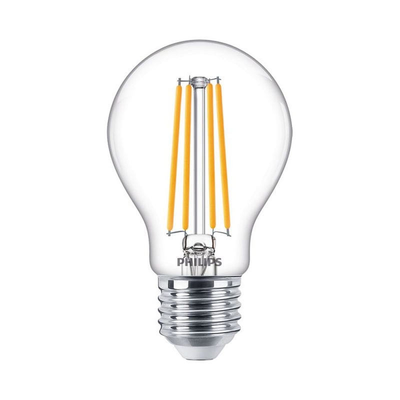 Philips Master Value LED Bulb E27 A60 Clear – 806lm 2700K – Dimmable