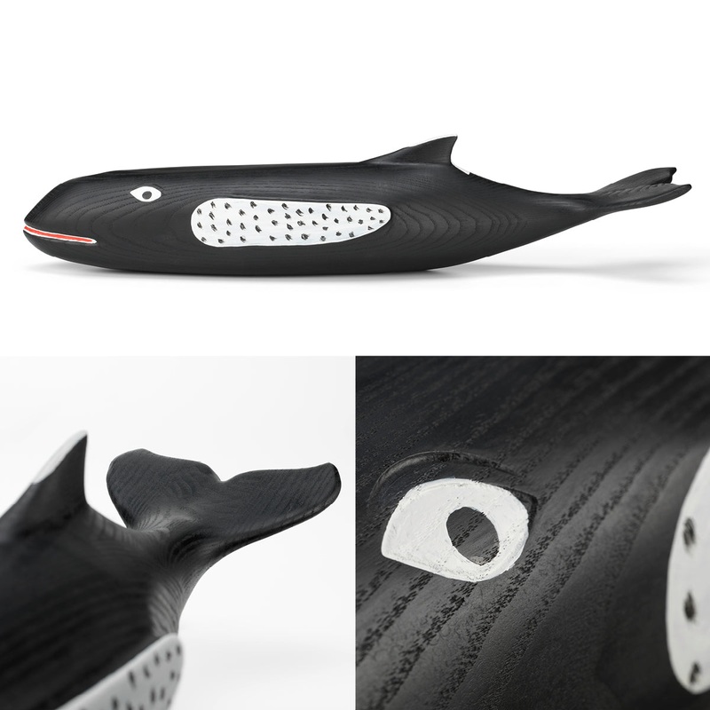 Eames House Whale – Hand Carved / Painted