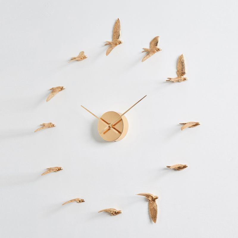 Haoshi Swallow X Clock – Gilded
