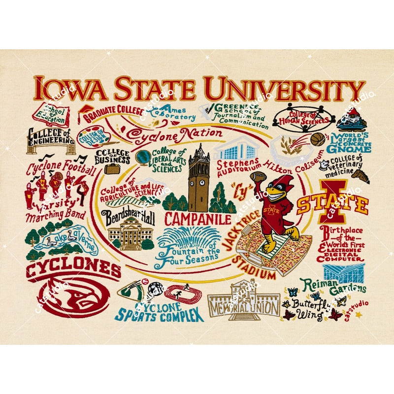 Iowa State University Collegiate Fine Art Print