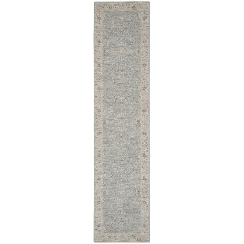 Nourison Infinite 2’3″ x 10’2″ Blue Vintage Indoor Rug