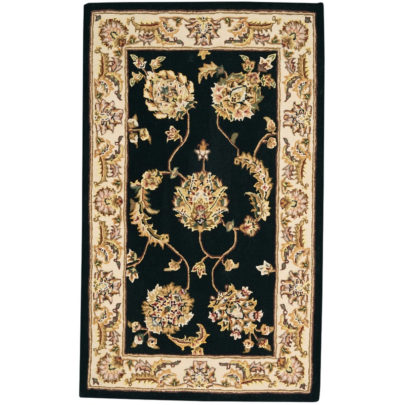 Nourison Nourison 2000 2’6″ x 4’3″ Black Traditional Indoor Rug