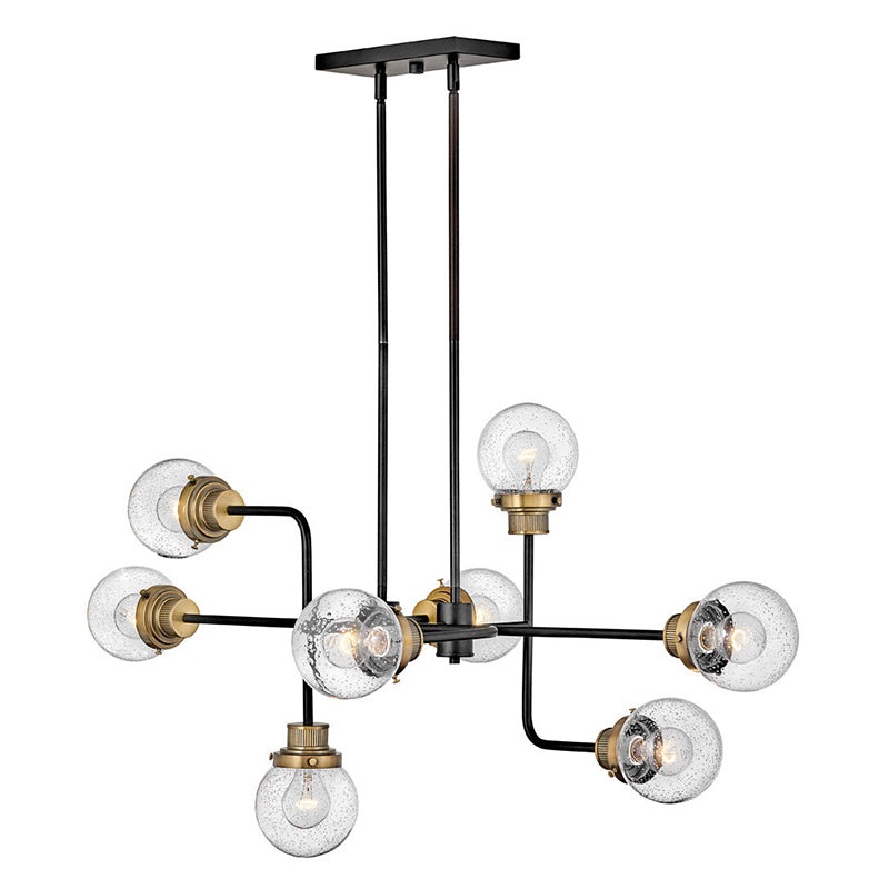 Hinkley 40698 Poppy 8-lt 45″ LED Linear Chandelier