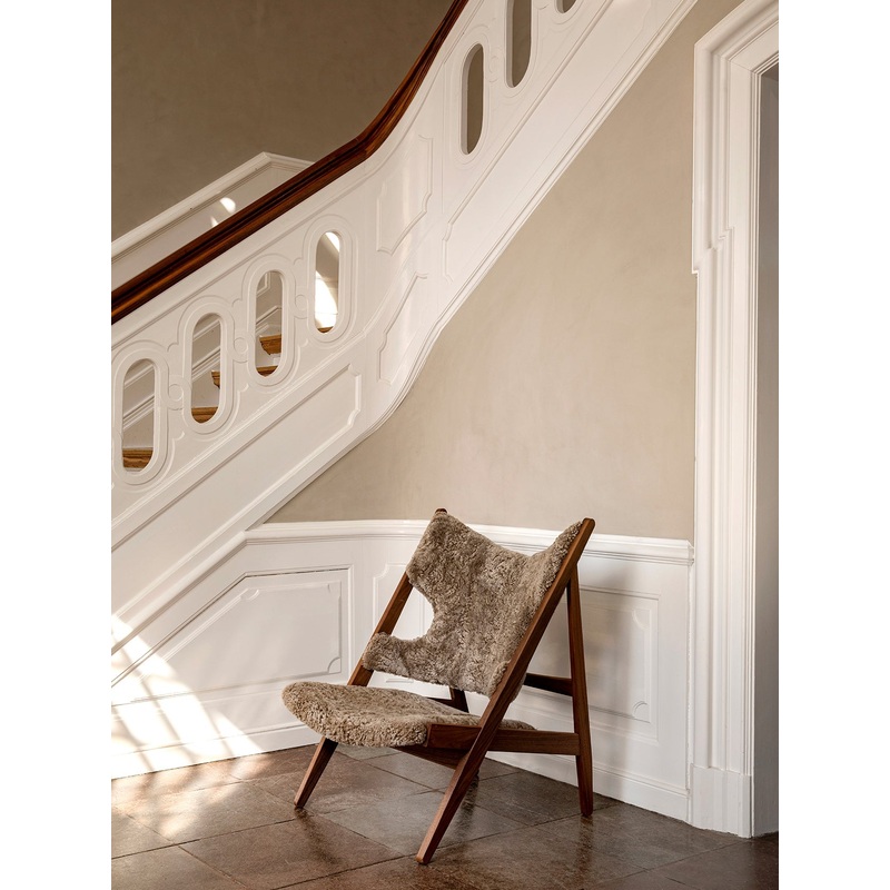 Knitting Chair, Sheepskin