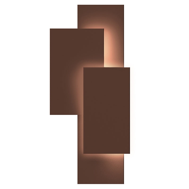 Sonneman 7110 Offset Panels 21″ Tall Indoor/Outdoor LED Wall Sconce