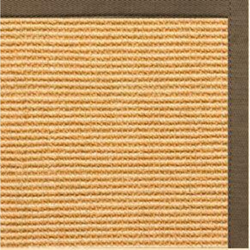 Tan Sisal Rug with Eucalyptus Cotton Border