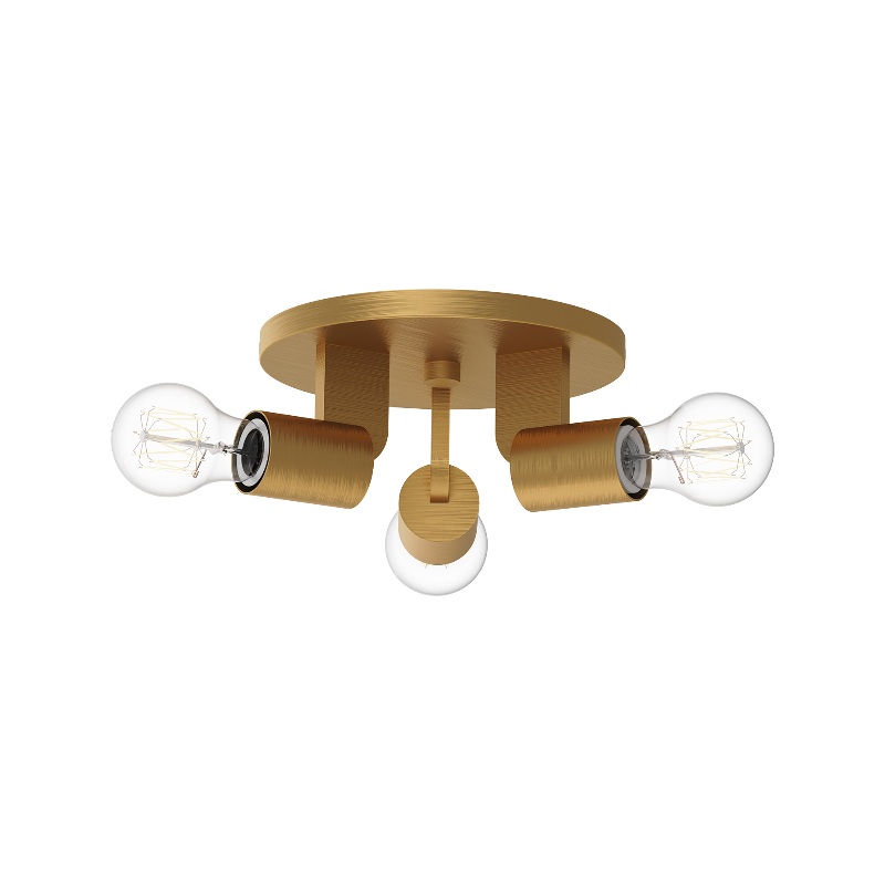 Alora Mood SF607003 Claire 3-lt 10″ Semi Flush Mount