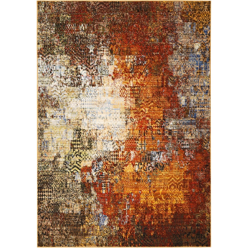 Nourison Chroma 5’6″ x 8′ Ember Glow Modern Indoor Rug