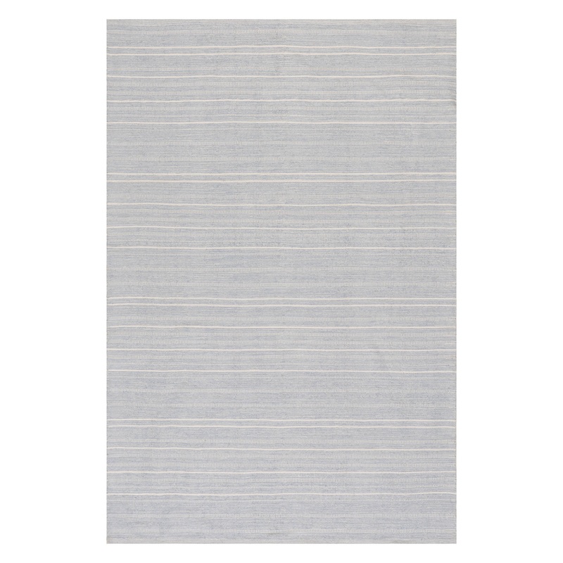 Skipper Stripe Handwoven Indoor/Outdoor Rug | Swedish Blue
