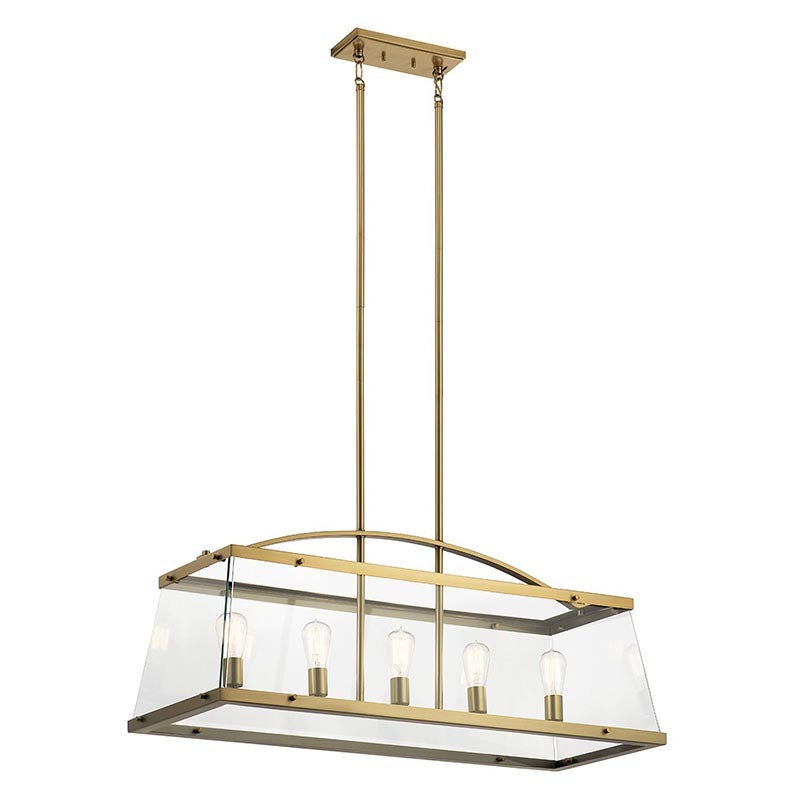 Kichler 52123 Darton 5-lt 41″ Linear Chandelier