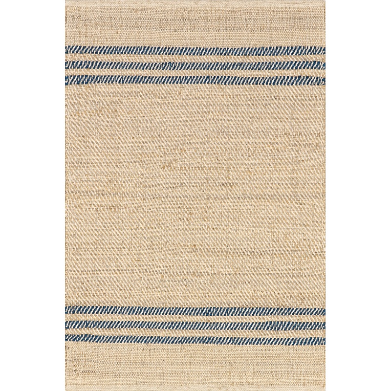 Meadow Striped Jute Flatweave Rug | Natural