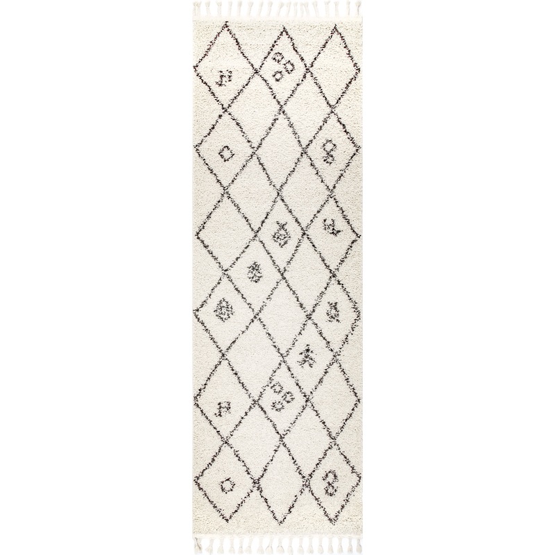 Moroccan Shag Rug | Off White