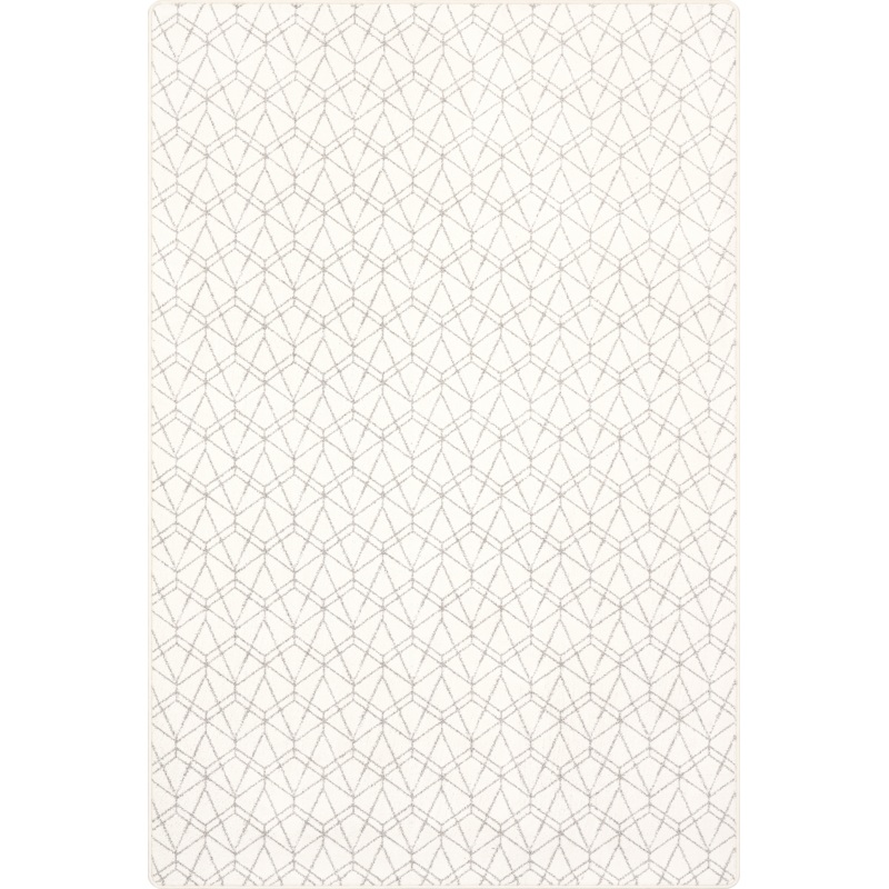 Vireo Geometric Custom Rug | Off White