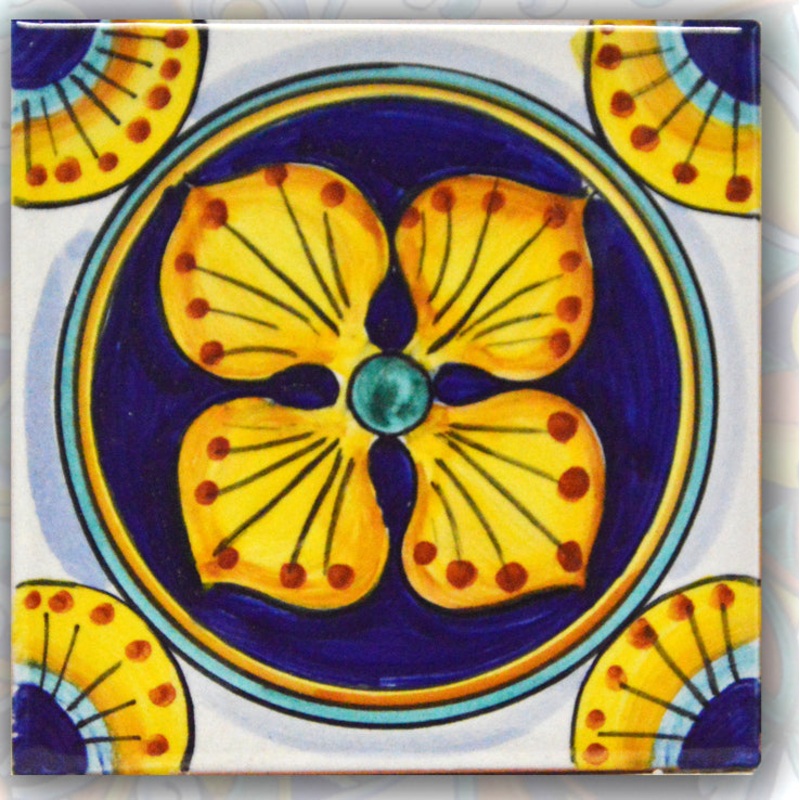 FRANCESCA NICCACCI: Deruta Vario Hand Painted Wall Tile