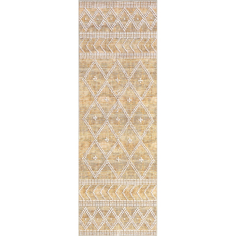 Manara Spill Proof Washable Rug | Tan