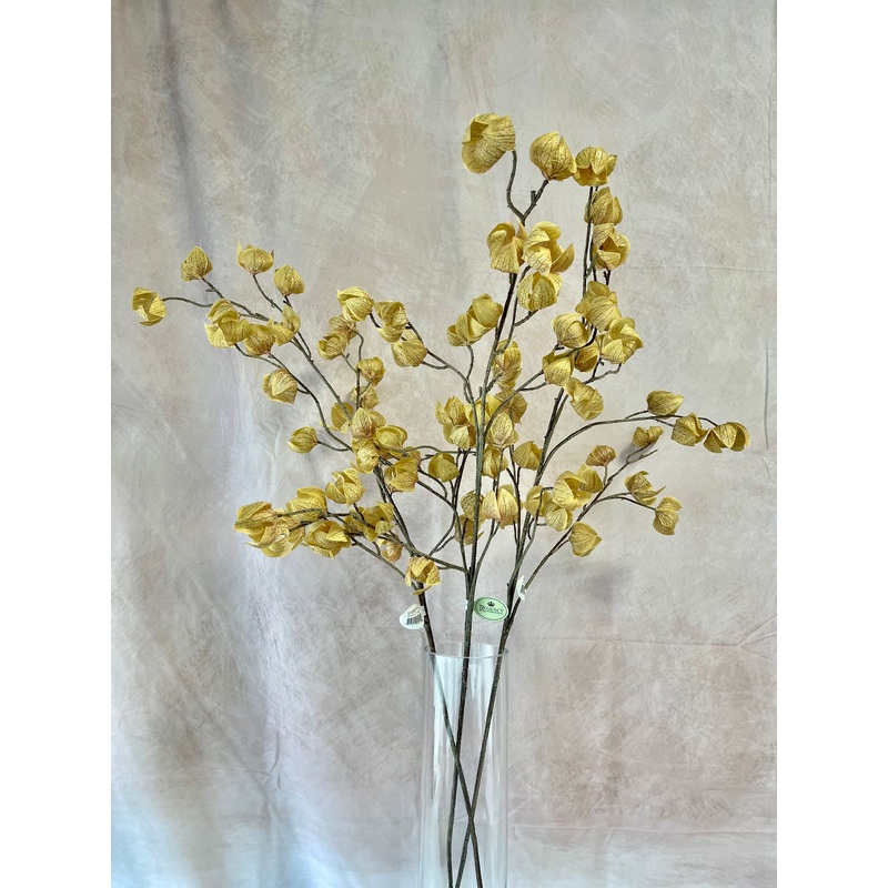 Golden Autumnal Chinese Lantern Spray