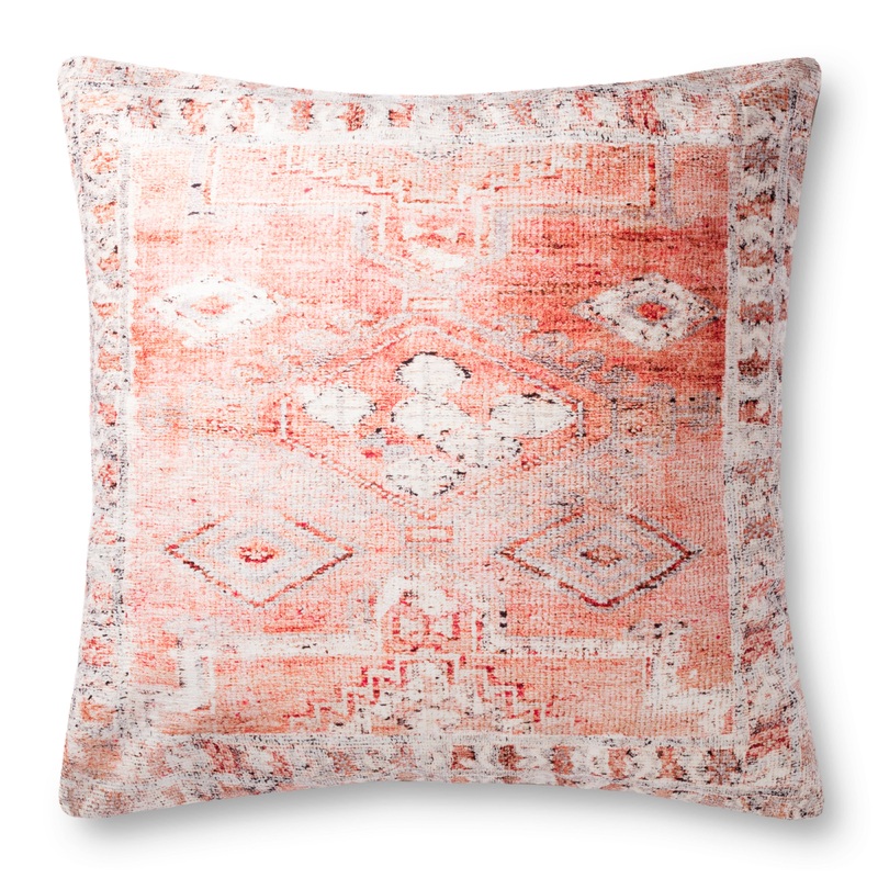 Loloi Pillow | Coral / Multi