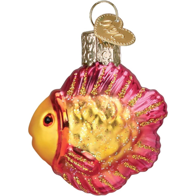 Old World Christmas Gumdrops Mini Tropical Fish Glass Blown Ornament for Christmas Tree
