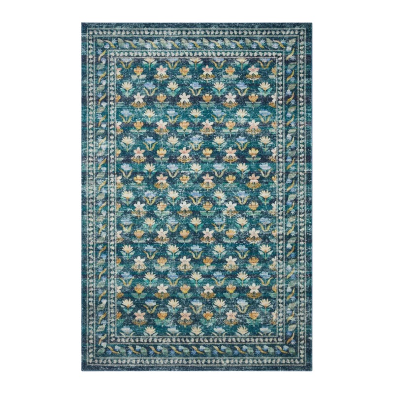 Rifle Paper Co. x Loloi Courtyard Hadley Emerald Rug