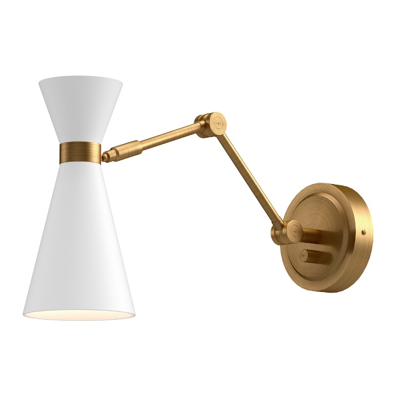 Alora Mood WV574524 Blake 1-lt 12″ Tall Swingarm Wall Light