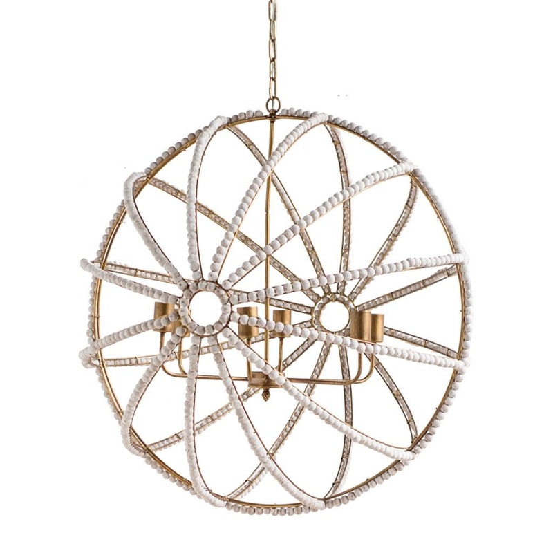 Beaded Orb Chandelier