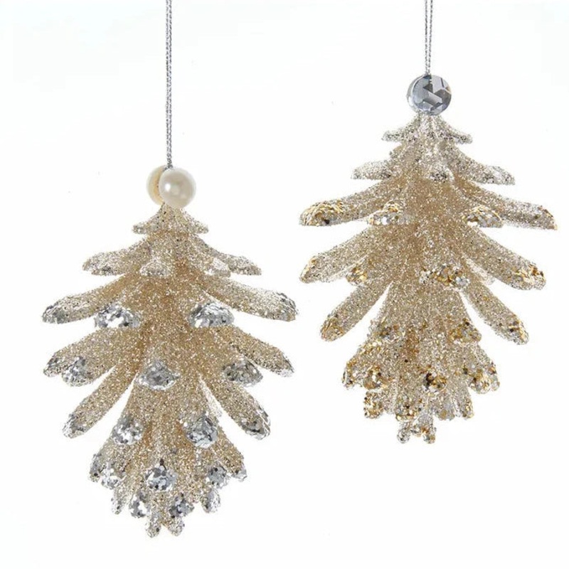 Glitter Pinecone Ornaments