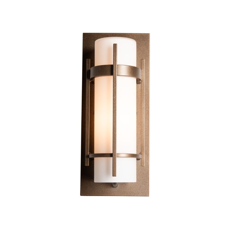 Hubbardton Forge 305892 Banded Small 1-lt 12″ Tall Outdoor Wall Sconce