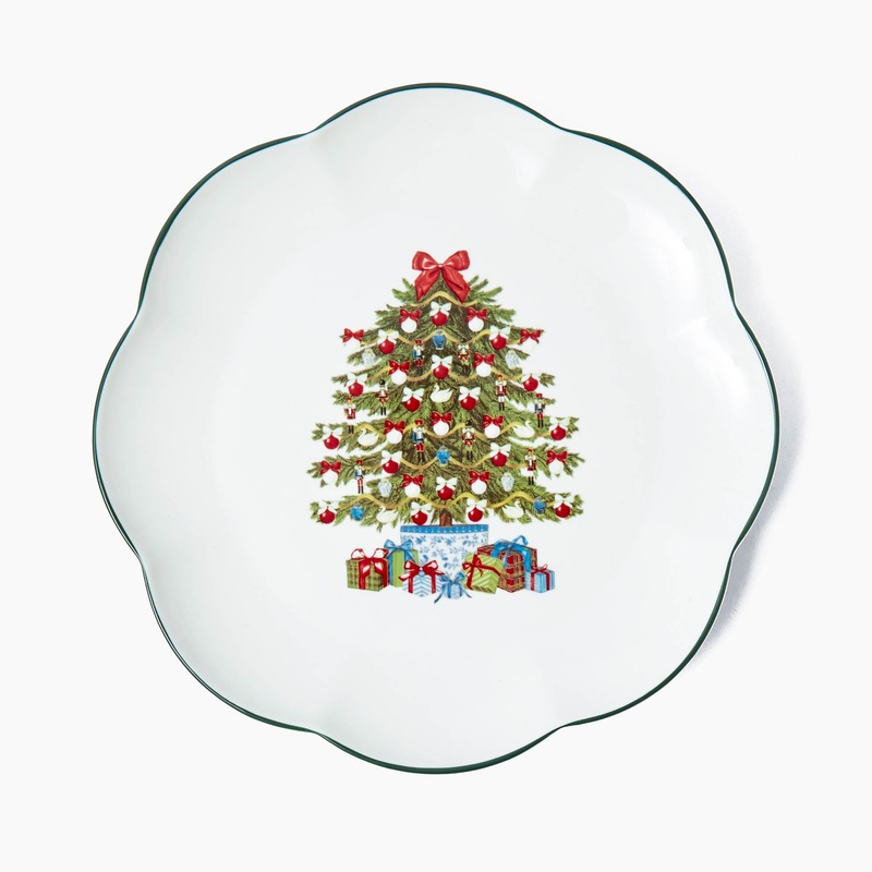 Mrs. Alice Christmas Tree Dinner Plate