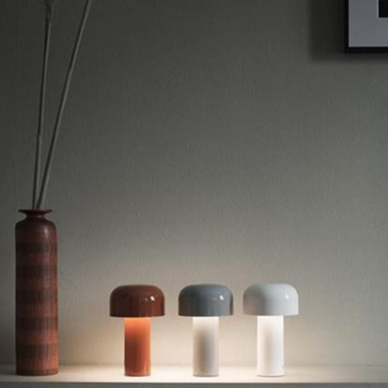 Mushroom Beside Lamp – Bellhop Portable LED Table Lamp