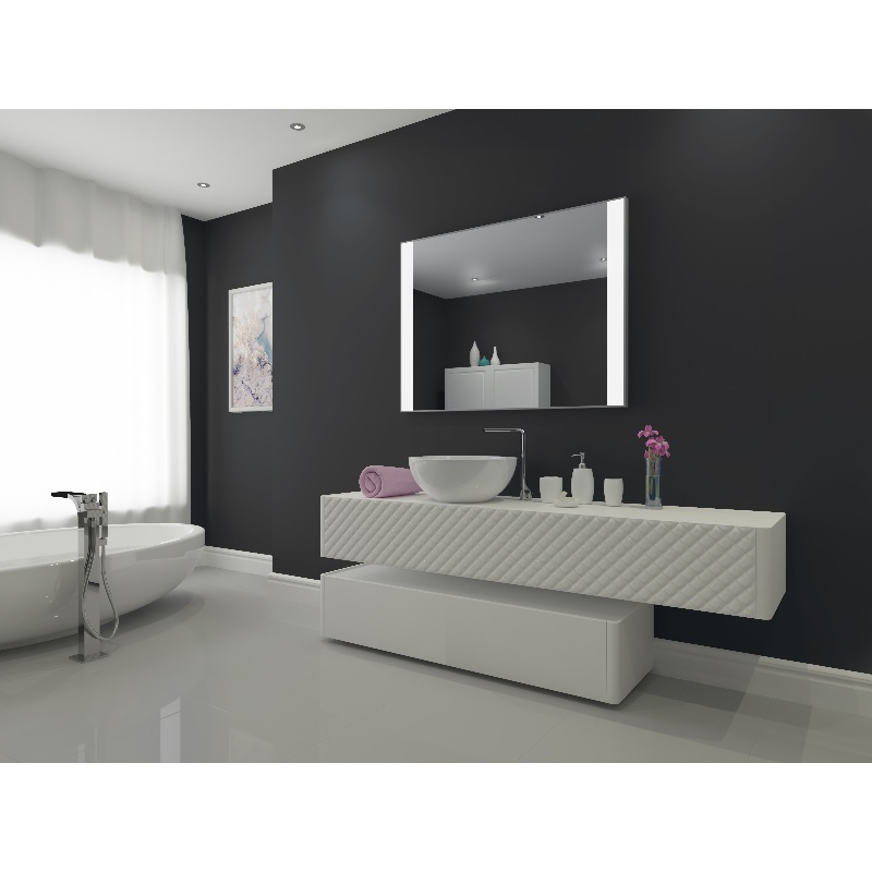 Paris Mirror Galaxy II 48 x 36 Rectangle LED Illuminated Mirror, CCT Selectable