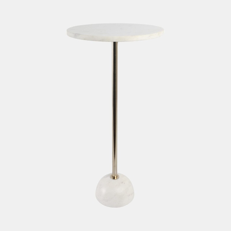Sydney Marble Ball Accent Table