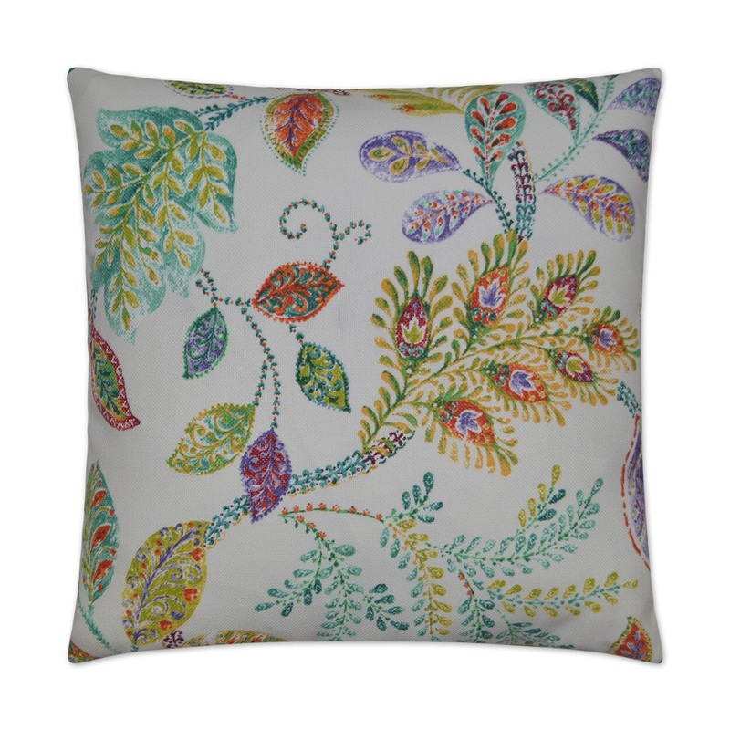D.V. Kap 22″ x 22″ Outdoor Throw Pillow | Autumn Leaves