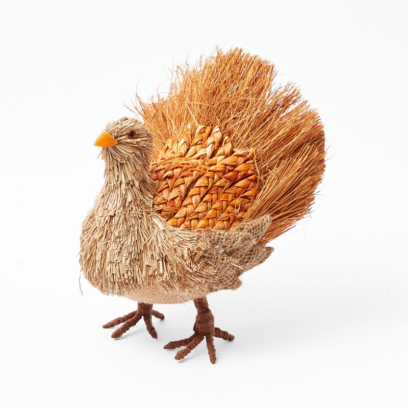 Decorative Raffia Turkey