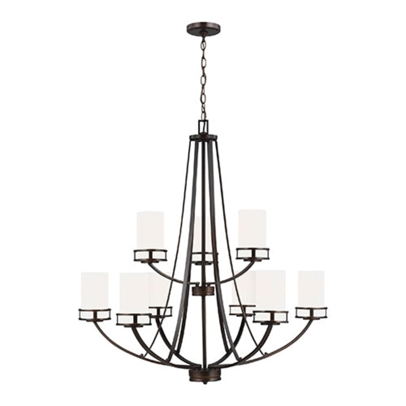 Generation 3121609EN3 Robie 9-lt 33″ LED Chandelier