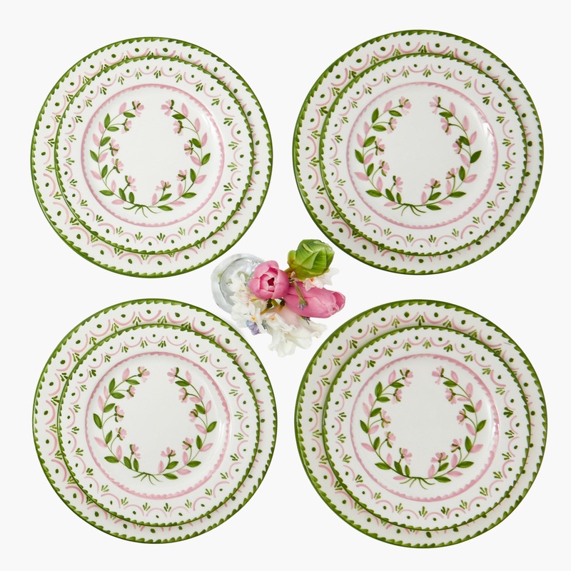 Josephine Garland Dinner & Starter Plates (Set of 8)
