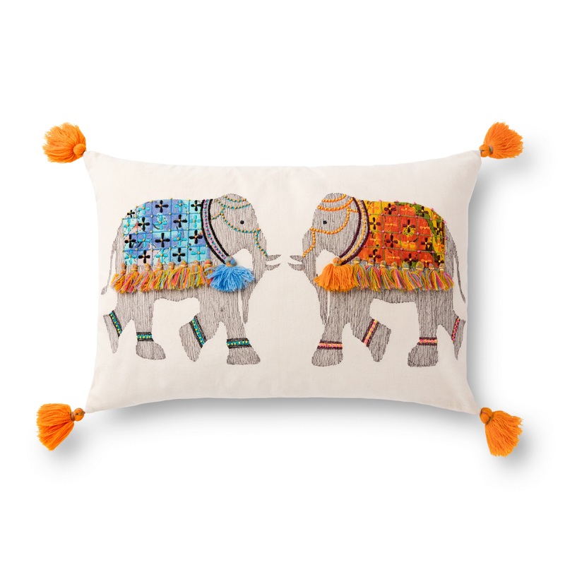 Loloi Pillow | P0871 Natural / Multi