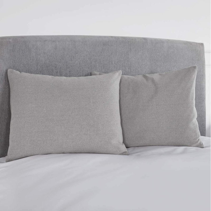 Burlap Dove Grey Standard Sham 21×27