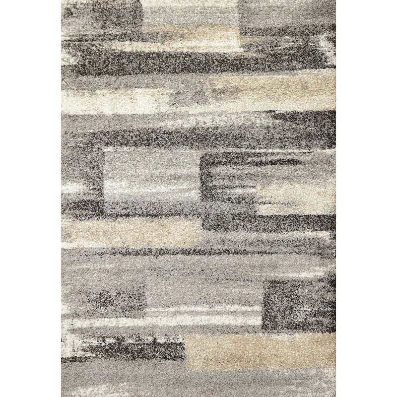 Dynamic MEHARI 23258 Machine-Made Abstract Contemporary Area Rug