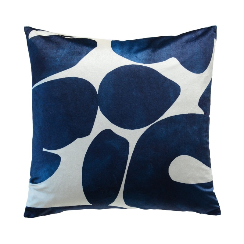 Forest Ivory and Navy Pillows