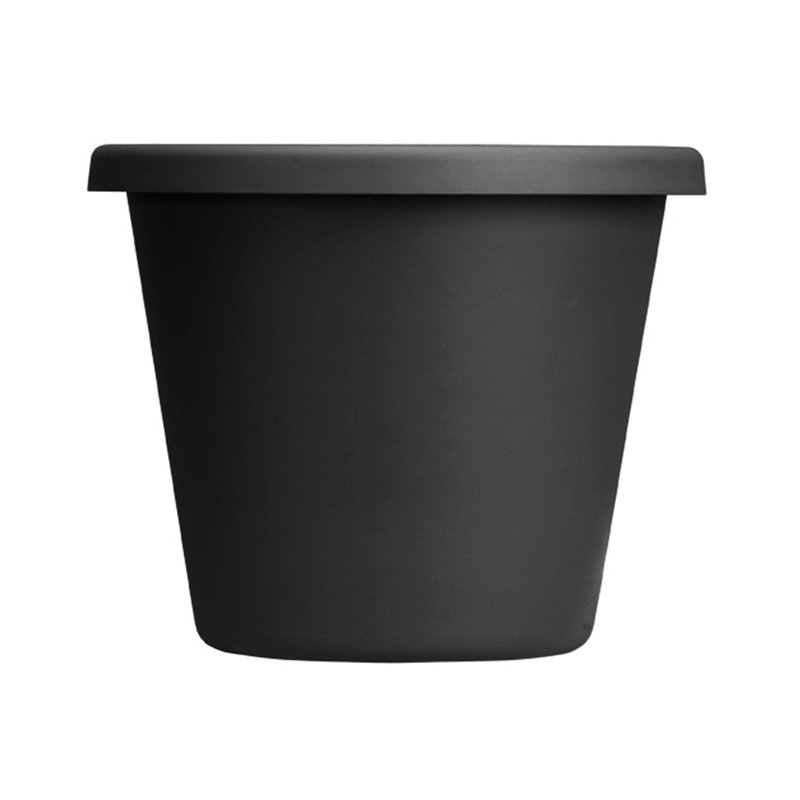 The HC Companies Indoor/Outdoor Round Plastic Classic Planter