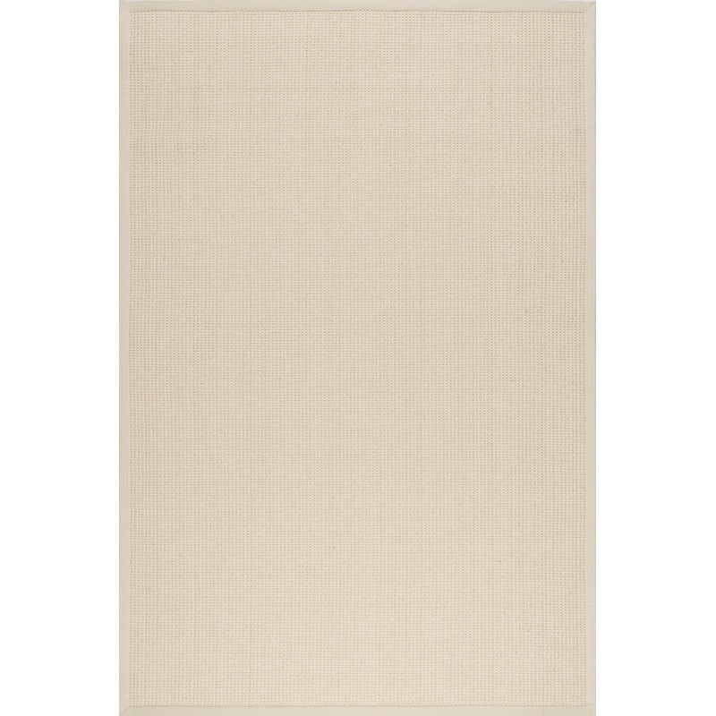 Reagan Geometric Textured Rug | Ivory
