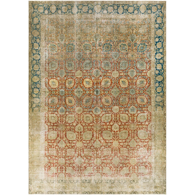 Antique One of a Kind 29798 Hand Knotted Wool Indoor Area Rug by Surya Rugs