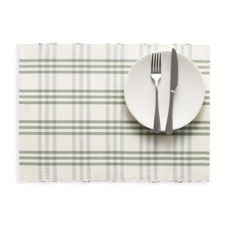 Beaumont Plaid Placemat Set of 4 | Sage