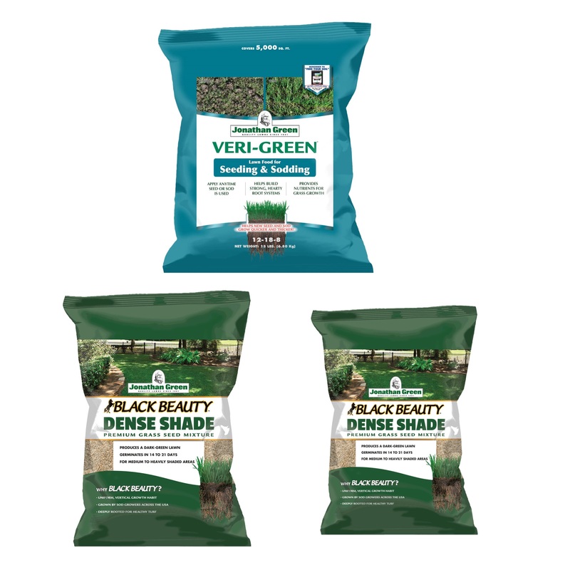 Jonathan Green Grass Seed & Fertilizer Bundle for Shady Lawns – 5,000 sq ft