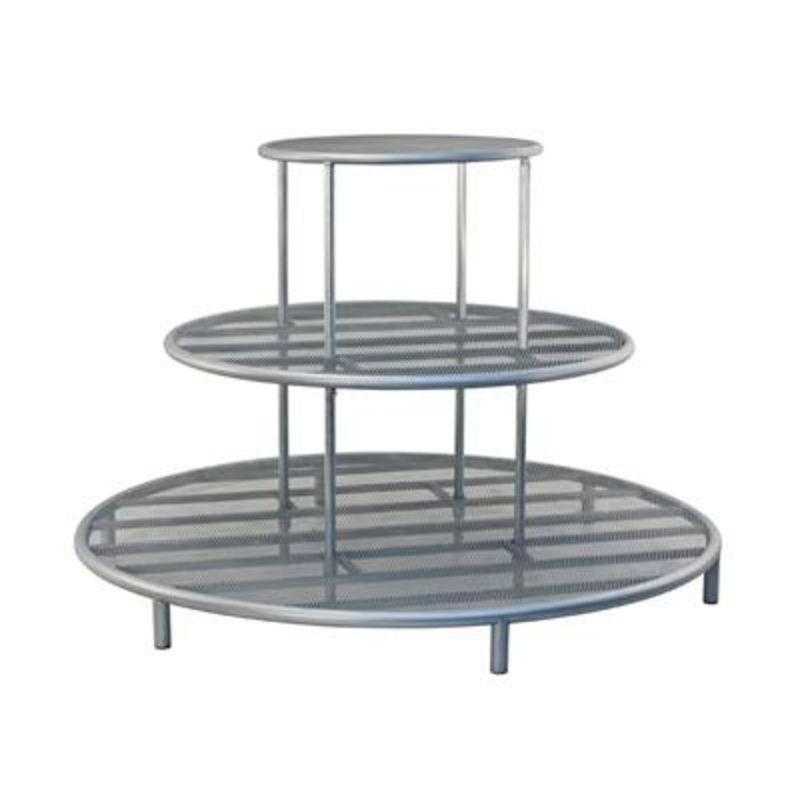 3 Level Circular Island Display Bench